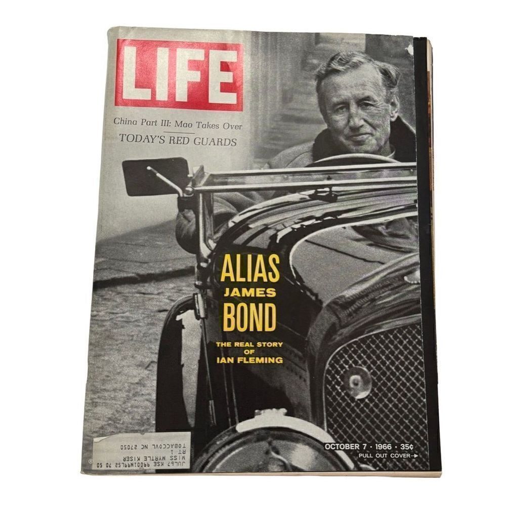 Life Magazine October 7 1966 Alias James Bond - Real Story of Ian Fleming